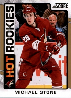 Hokejová karta Michael Stone Panini Score 2012-13 Hot Rookies Gold č. 512
