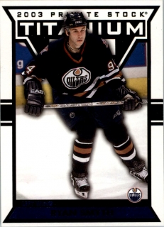 Hokejová karta Ryan Smyth Pacific Titanium 2002-03 Private Stock /450 č. 44