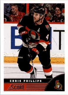 Hokejové karty - Chris Phillips Score 2013-14 řadová č. 354
