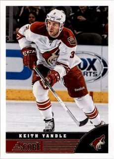Hokejové karty - Keith Yandle Score 2013-14 řadová č. 382