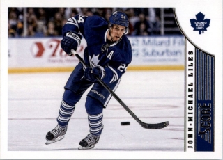 Hokejové karty - John - Michael Liles Score 2013-14 řadová č. 487