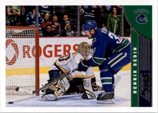 Hokejové karty - Henrik Sedin Score 2013-14 řadová č. 494