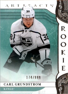 Hokejová karta Carl Grundstrom Artifacts 2019-20 Rookie /999 č. 176