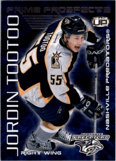 Hokejová karta Jordin Tootoo Pacific Heads Up 2003-04 Prime Prospects č. 14