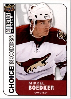 Hokejová karta Mikkel Boedker UD Collector's Choice 08-09 Rookie č. 203
