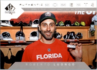 Hokejová karta Roberto Luongo SP Authentic 18-19 Authentic Moments č. 106