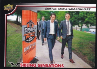 Hokejová karta Reinhart Brothers UD Sibling Sensations 18-19 č. SS-8