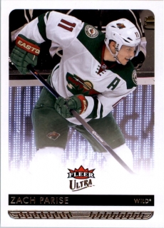 Hokejové karty - Zach Parise Fleer Ultra 2014-15 řadová č. 92