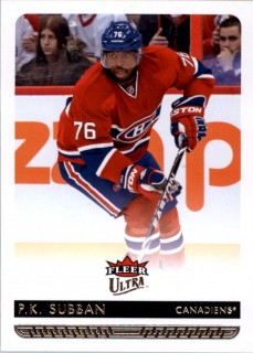 Hokejové karty - P.K. Subban Fleer Ultra 2014-15 řadová č. 99