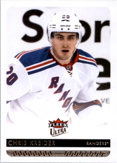 Hokejové karty - Chris Kreider Fleer Ultra 2014-15 řadová č. 116