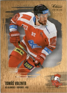 Hokejová karta Tomáš Valenta OFS Série 2 2019-20 Gold Sand č. 281