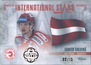 Hokejová karta Guntis Gavlinš OFS Série 2 2019-20 International Stars /15