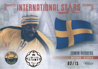 Hokejová karta Edwin Hedberg OFS Série 2 2019-20 International Stars /15