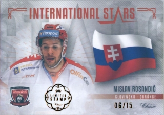 Hokejová karta Mislav Rosandič OFS 2019-20 Série 2 International Stars /15