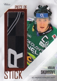 Hokejová karta Václav Skuhravý OFS 2019-20 Série 2 Piece Of Stick (R)