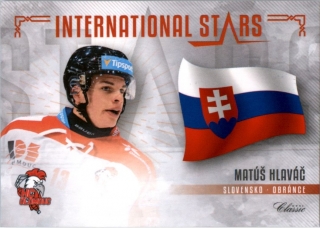 Hokejová karta Matúš Hlaváč OFS 2019-20 Série 2 International Stars