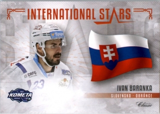 Hokejová karta Ivan Baranka OFS 2019-20 Série 2 International Stars