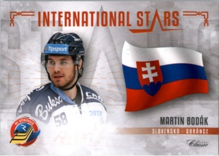 Hokejová karta Martin Bodák OFS 2019-20 Série 2 International Stars