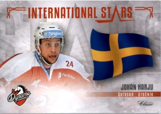 Hokejová karta Johan Harju OFS 2019-20 Série 2 International Stars
