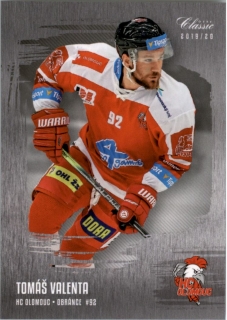 hokejová karta Tomáš Valenta OFS 2019-20  Serie 2  SILVER č.281