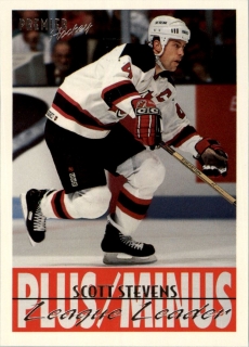 Hokejová karta Scott Stevens Premier 1994-95 League Leader č. 153