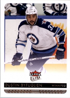 Hokejové karty - Dustin Byfuglien Fleer Ultra 2014-15 řadová č. 200