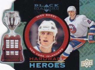 Hokejová karta Mike Bossy UD Black Diamond 12-13 Hardware Heroes /100 č. HH-MB