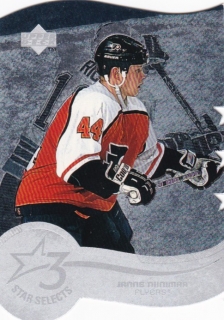 Hokejová karta Janne Niinimaa Upper Deck 1997-98 Three Star Selects č. T8A