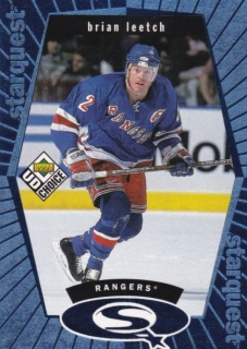 Hokejová karta Brian Leetch UD Choice 1998-99 Starquest Blue č. SQ7