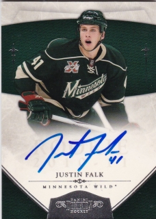 Hokejová karta Justin Falk Panini Dominion 2010-11 Auto /1999 č. 188
