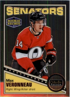 Hokejová karta Max Veronneau OPC Platinum 2019-20 Retro Rookie č. R-76