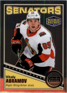 Hokejová karta Vitaly Abramov OPC Platinum 2019-20 Retro Rookie č. R-59