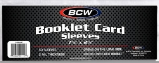 BCW Booklet Card Sleeves 50ks. 