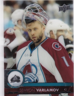 Hokejová karta Semyon Varlamov UD S1 2017-18 Clear Cut č. 46