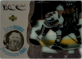 Hokejová karta Dan Cleary UD McDonald's 1997-98 Ice Breakers č. McD34
