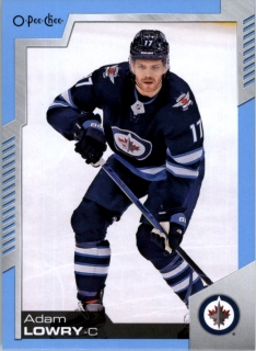 Hokejová karta Adam Lowryk OPC 2020-21Blue Border č. 94