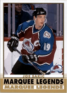 Hokejová karta Joe Sakic OPC 2020-21 Marquee Legends Retro č. 544