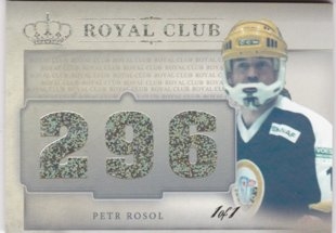 Hokejová karta Petr Rosol OFS Icebook Royal Club Platinum 