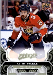Hokejová karta Keith Yandle UD MVP 2020-21 řadová č. 165