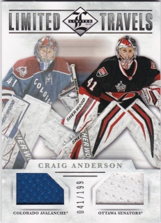 Hokejová karta Craig Anderson Panini Limited 12-13 Limited Travels /199