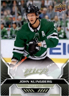 Hokejová karta John Klingberg UD MVP 2020-21 řadová č. 182