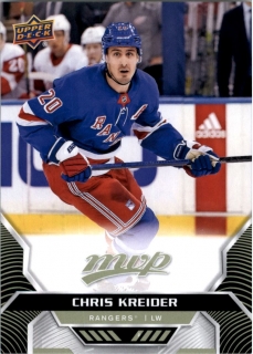Hokejová karta Chris Kreider UD MVP 2020-21 řadová č. 152