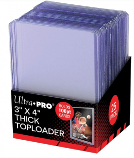 Toploader Ultra Pro Super Thick (25 ks.) Ultra Pro 100pt. 