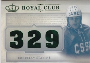 Hokejová karta Bohuslav Šťastný OFS Icebook Royal Club Green