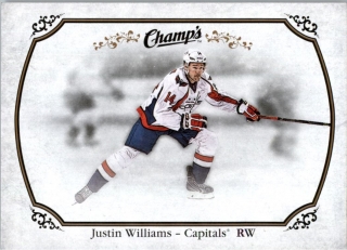 Hokejová karta Justin Williams UD Champs 2015-16, č. 43