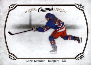 Hokejová karta Chris Kreider UD Champs 2015-16, č. 47