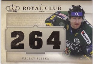 Hokejová karta Václav Pletka OFS Icebook Royal Club Gold