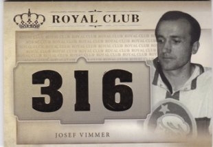 Hokejová karta Josef Wimmer OFS Icebook Royal Club Gold