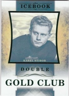 Hokejová karta Karel Stibor OFS Icebook Gold Club Green