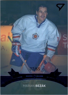 hokejová karta Marian Bezák Pocta legendám 2 Blue  č.B21  3 of 3